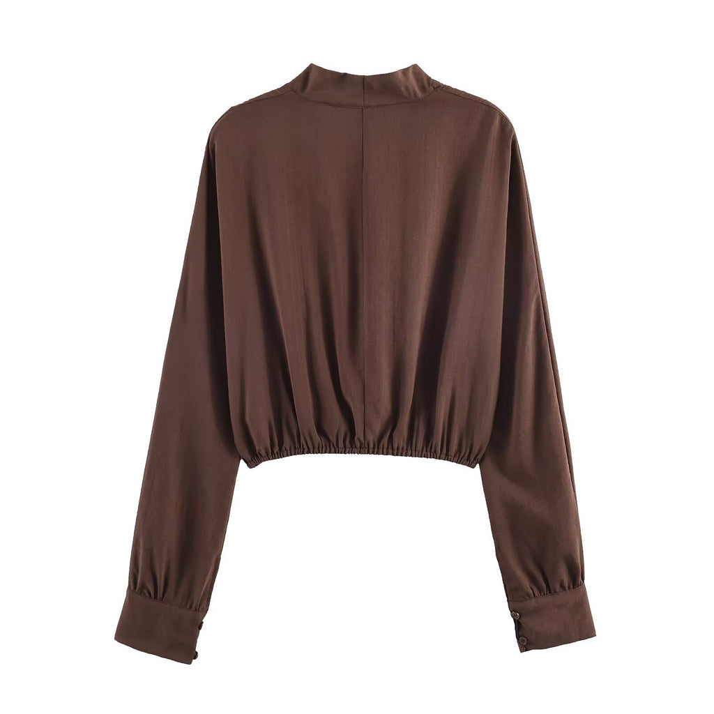 Ensemble chemise en lin et pantalon large