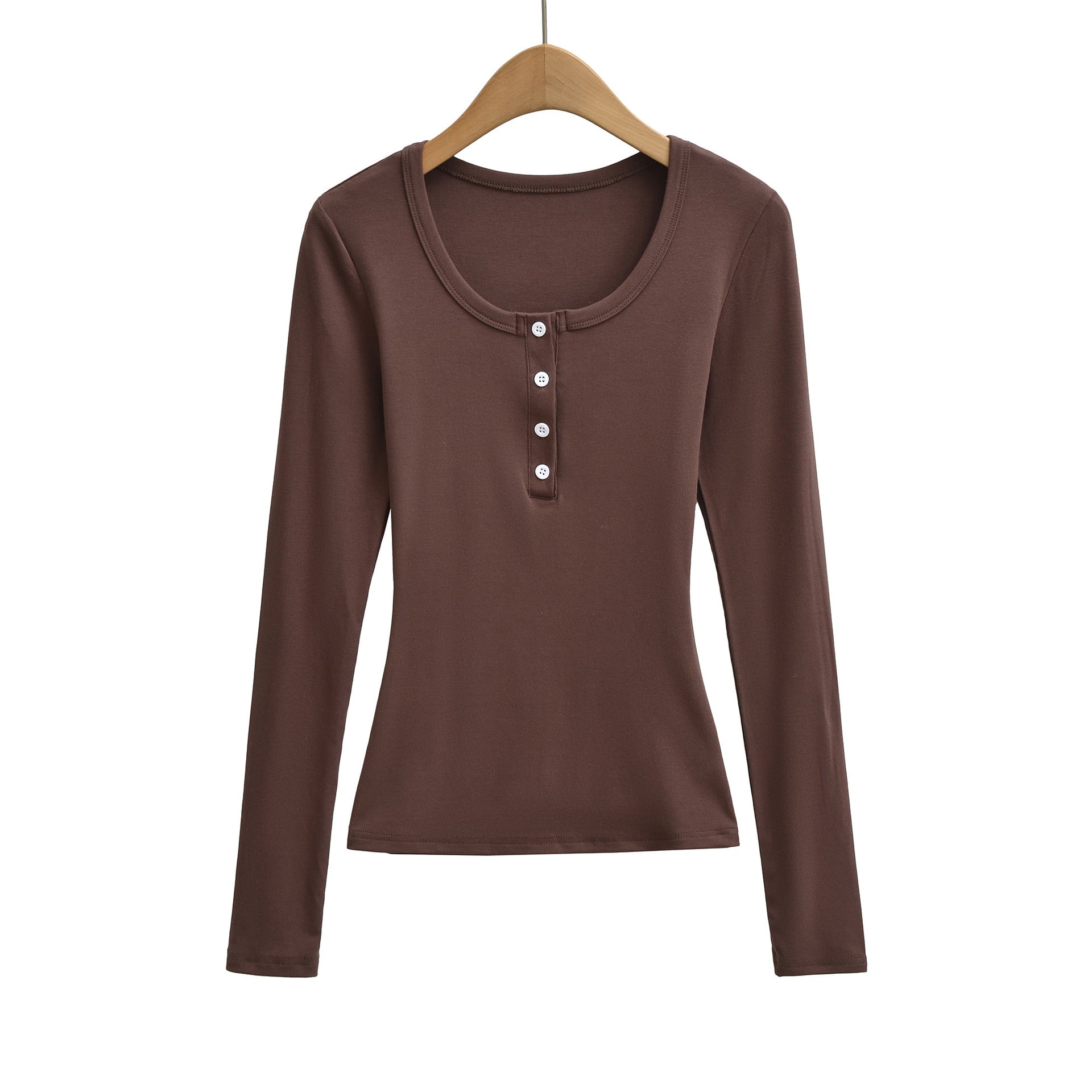 T-shirt pull à manches longues jusqu'à la taille