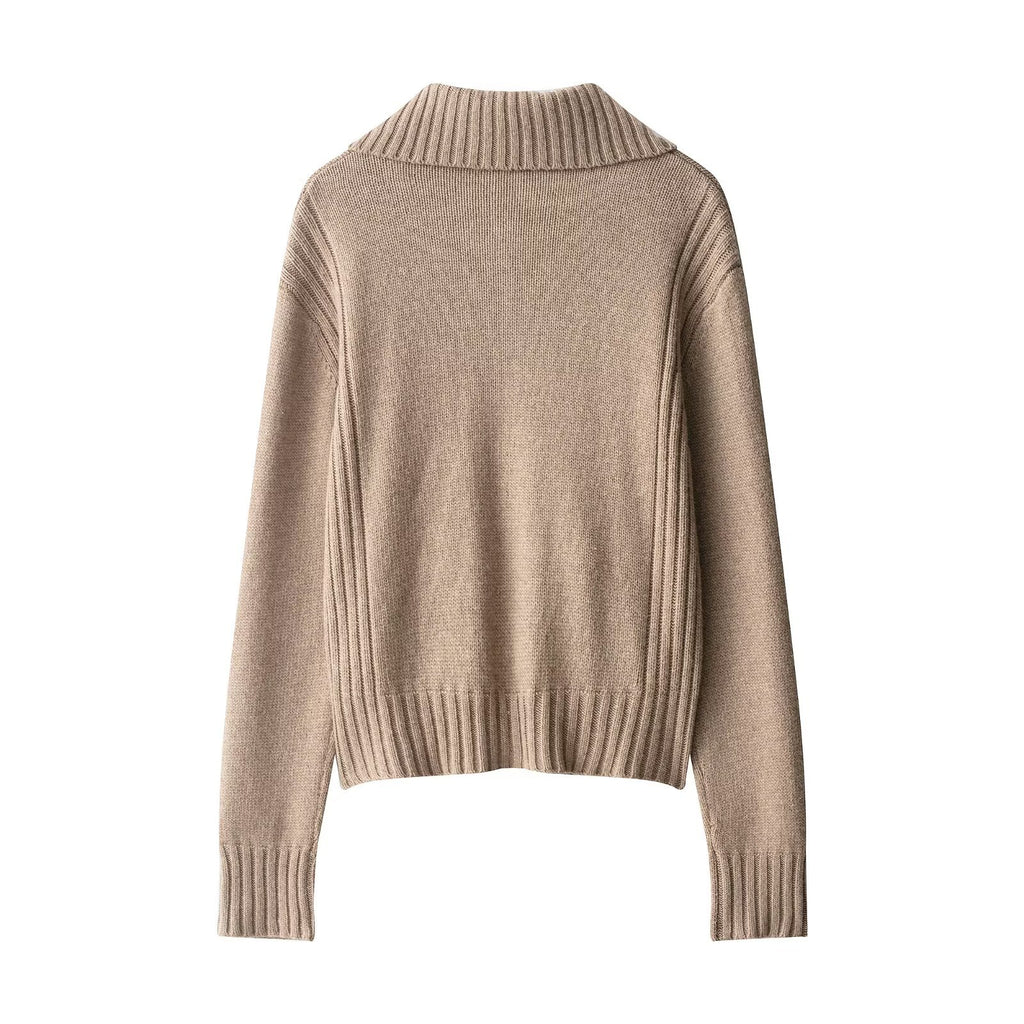 Cardigan en maille décontractée.