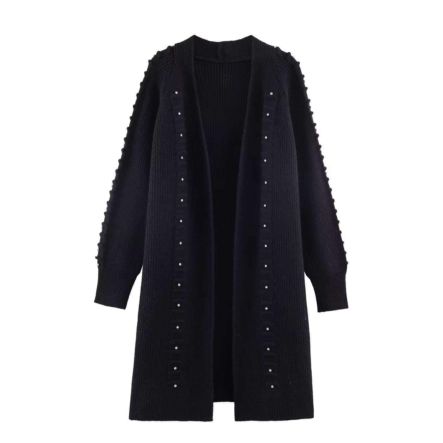 Gilet cardigan ample en maille à rivets, nouvelle collection