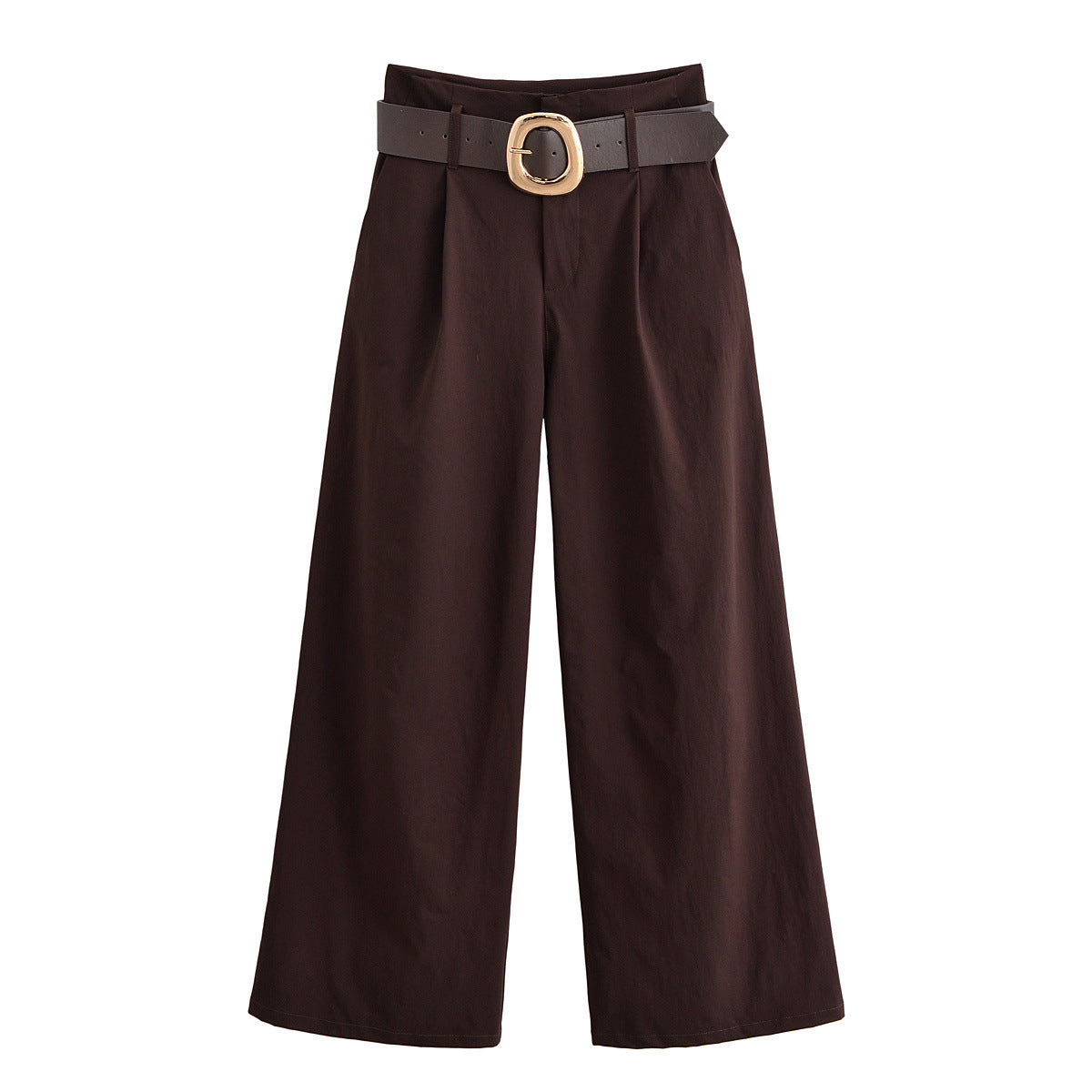 Pantalon large avec ceinture
