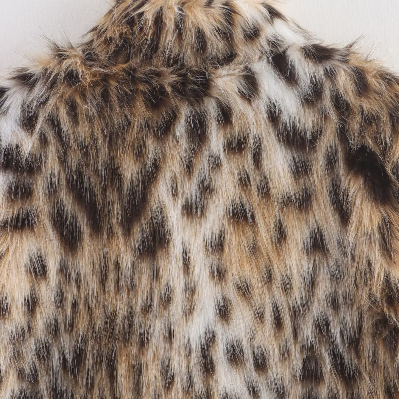 veste en fausse fourrure à motifs animaliers, nouvelle collection