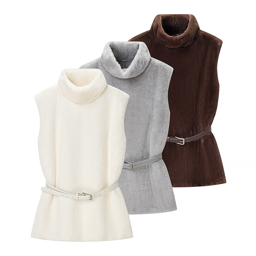 Gilet en fausse fourrure tendance, nouvelle collection