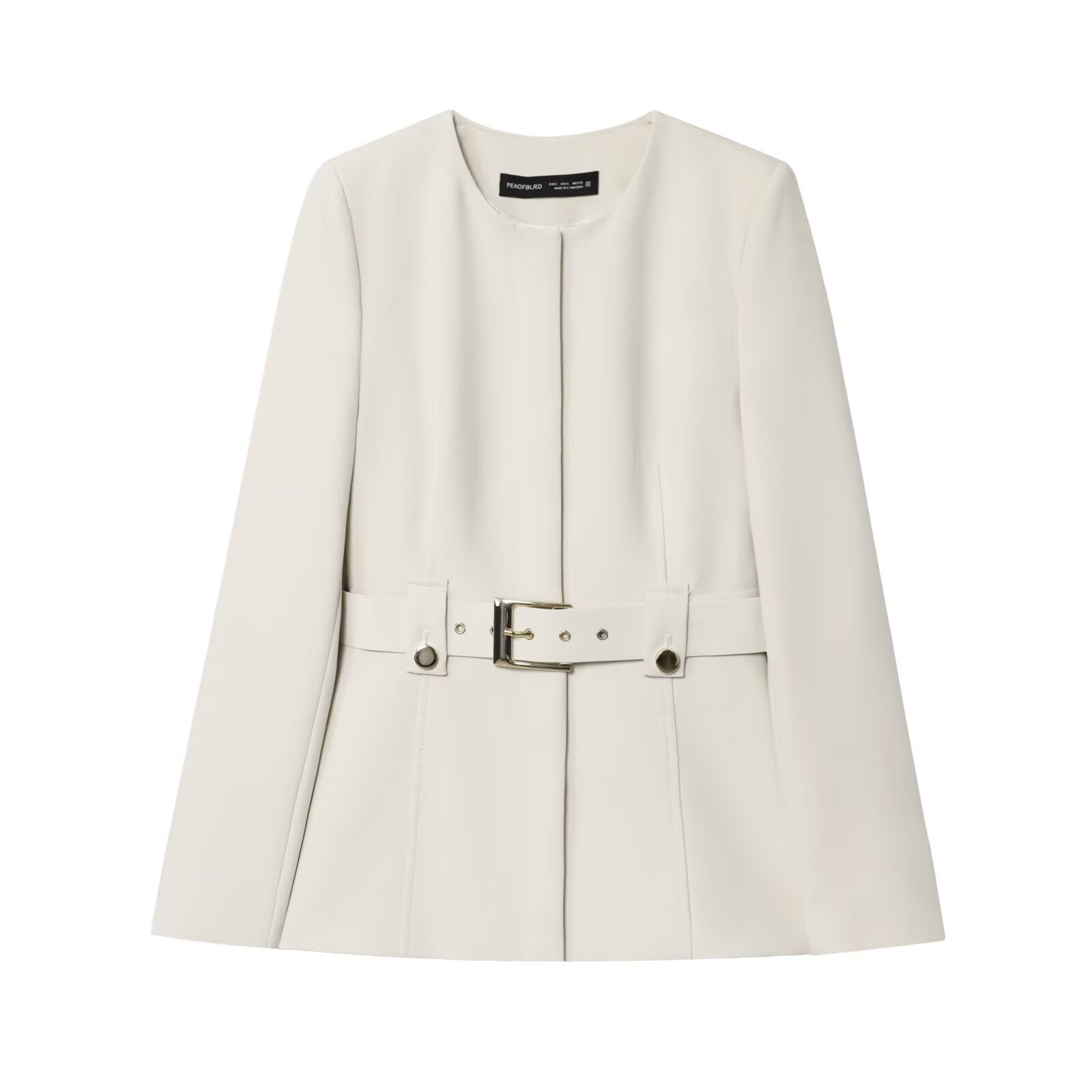 Ensemble veste et pantalon avec ceinture ajustée