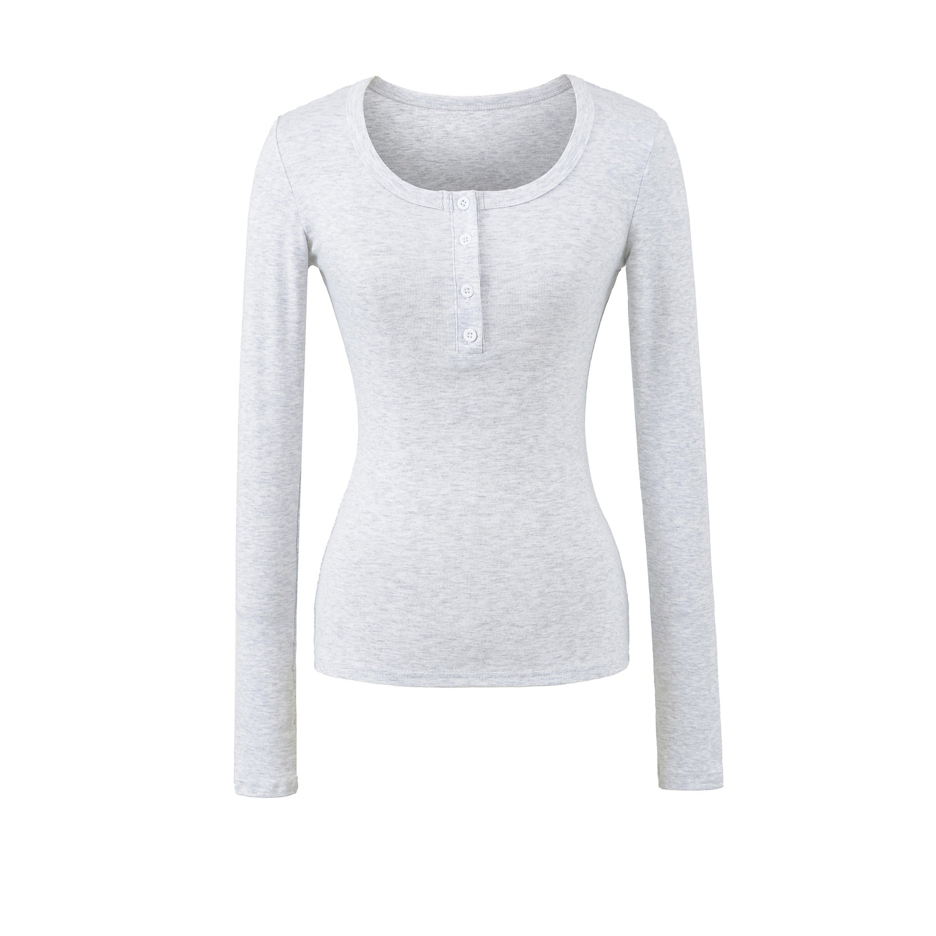 T-shirt pull à manches longues jusqu'à la taille