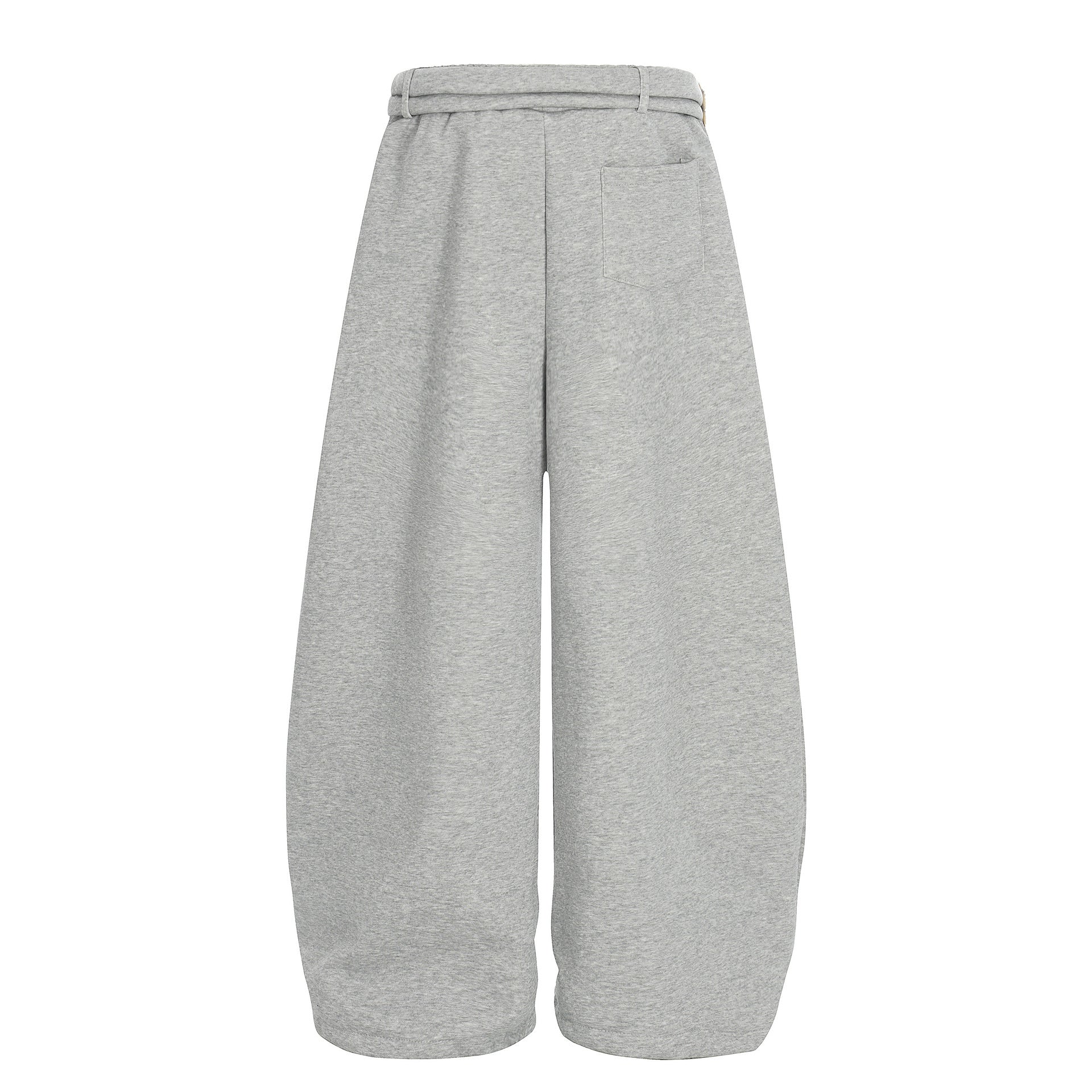 Pantalon de survêtement décontracté, doublé et avec ceinture, coupe régulière.