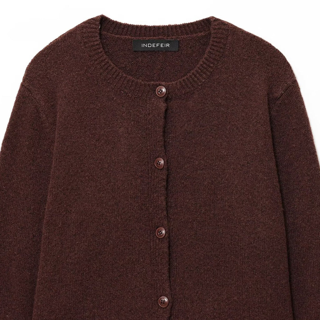 Pull à col rond amincissant tendance