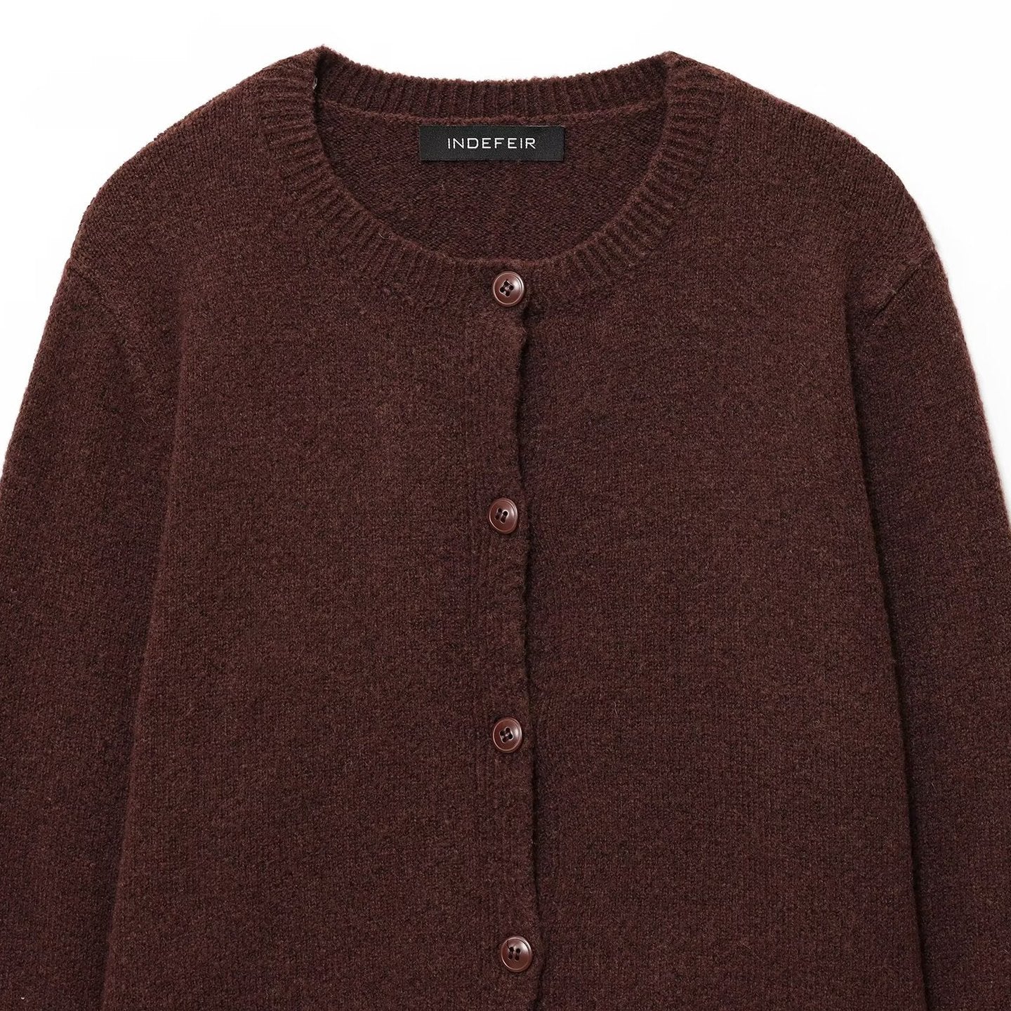 Pull à col rond amincissant tendance