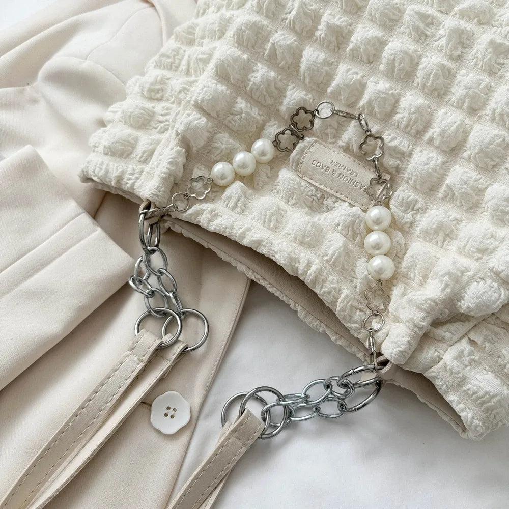 Sac fourre-tout à texture bulle