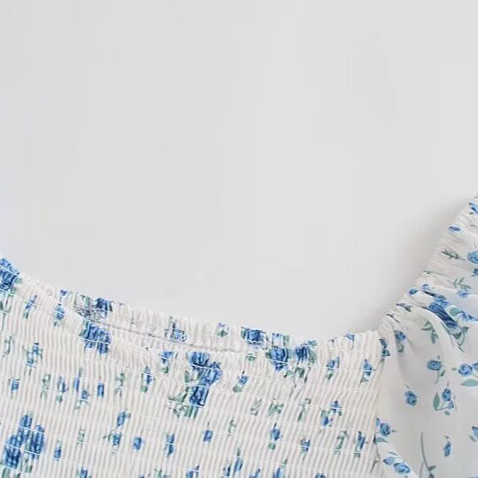 Robe longue imprimée chic pour femme, style décontractée, année 80