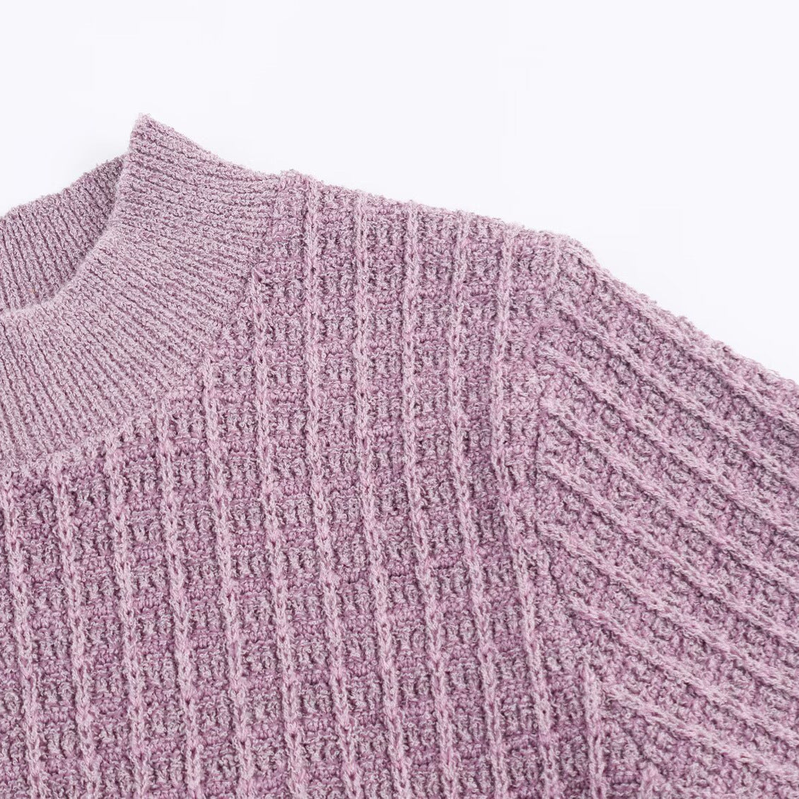 Robe effet fourrure artificielle, violet clair, nouvelle collection