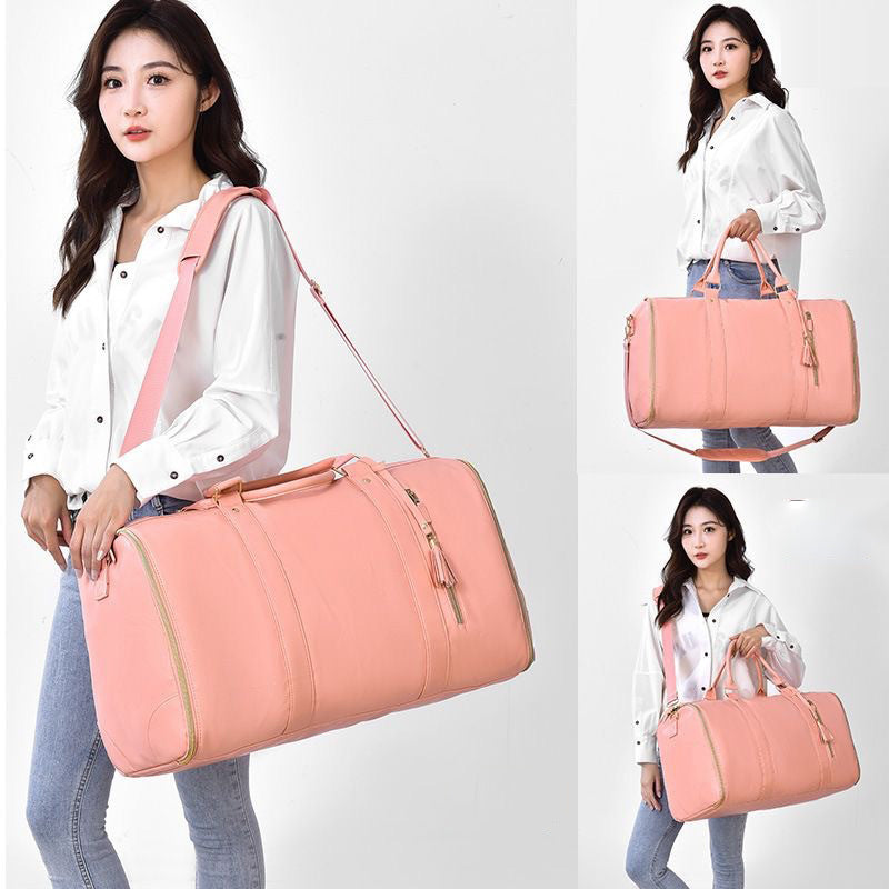 Sac pliable grande capacité, idéal pour les voyages.