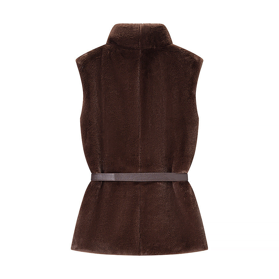 Gilet en fausse fourrure tendance, nouvelle collection