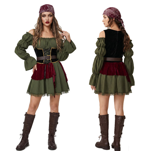 Medieval pirate costume