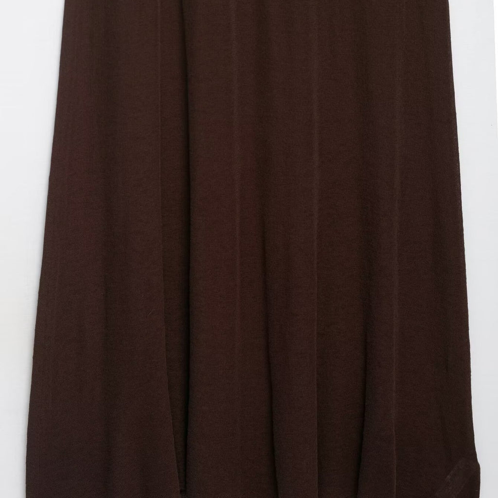 Robe en maille asymétrique à épaule dénudées, nouvelle collection