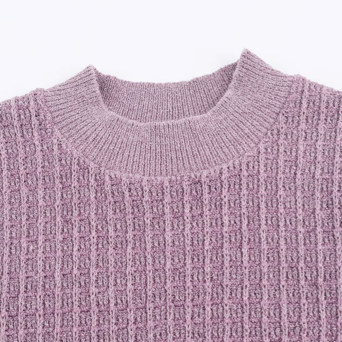 Robe effet fourrure artificielle, violet clair, nouvelle collection