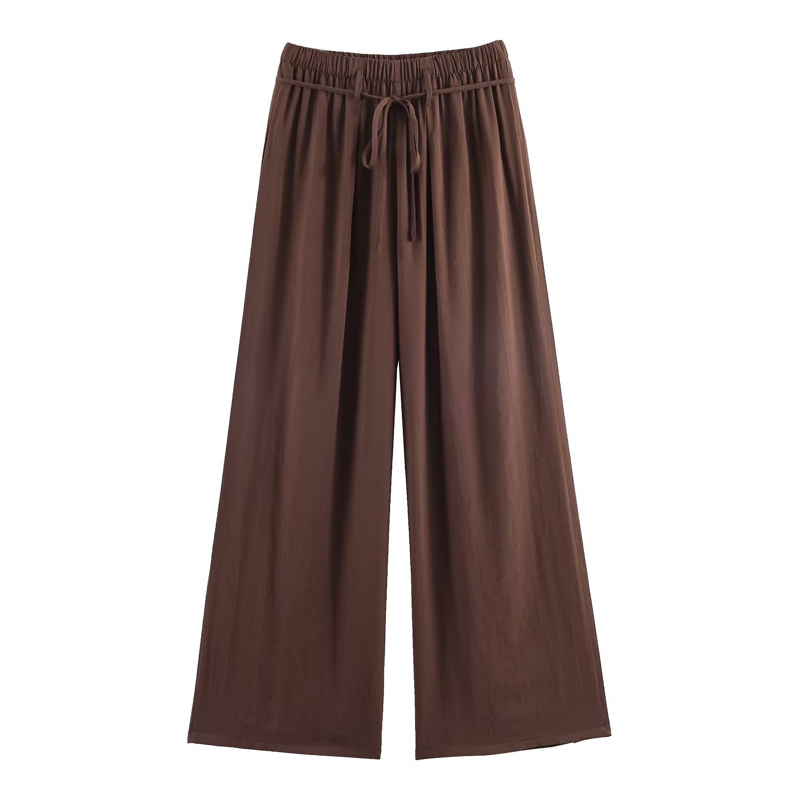 Ensemble chemise en lin et pantalon large