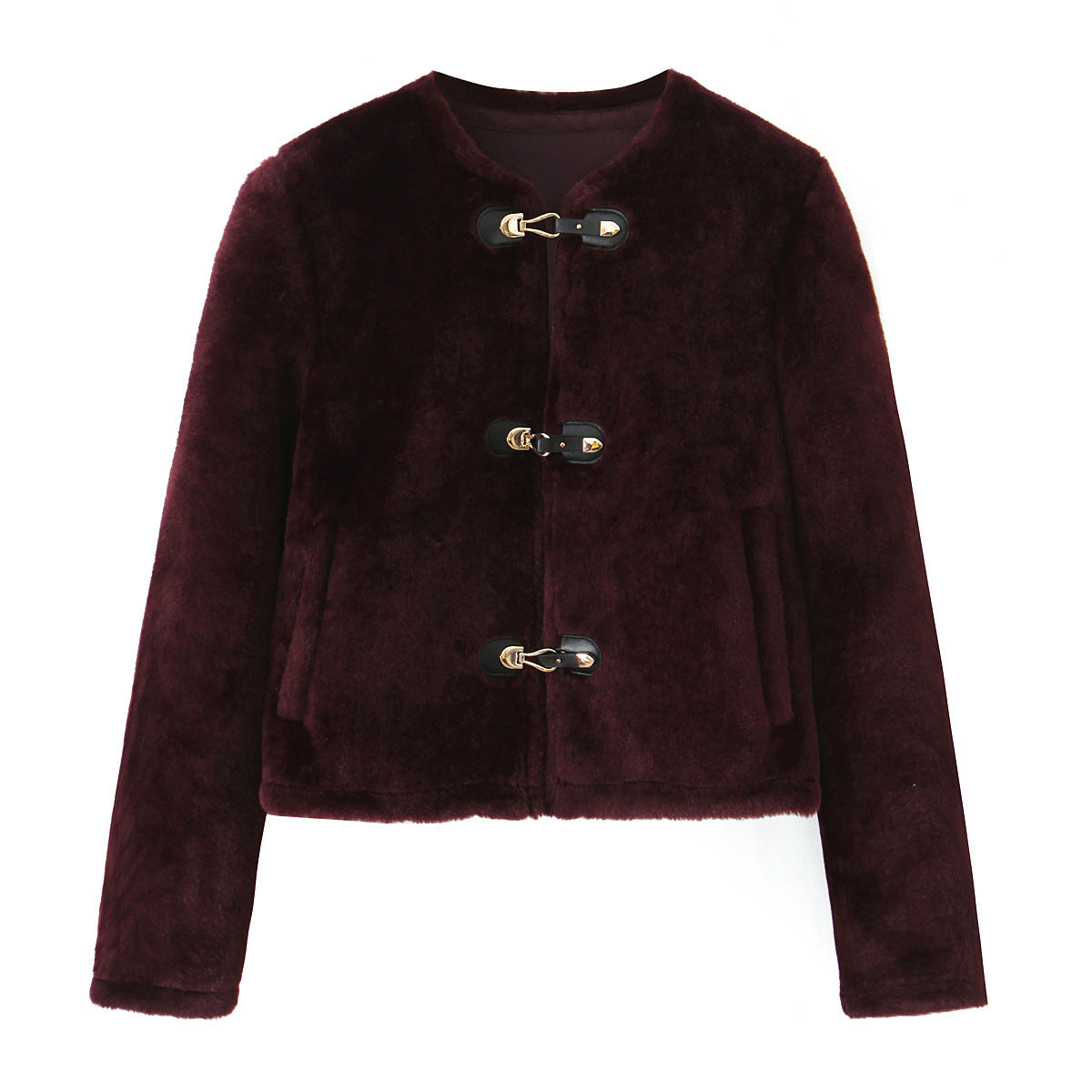 Veste double face à nœud de corde