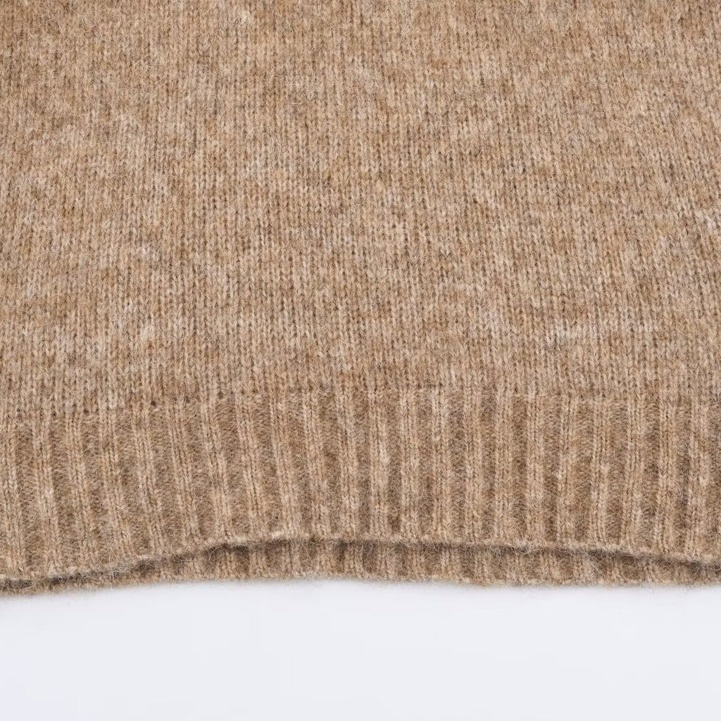 Gilet décoratif superposé en laine