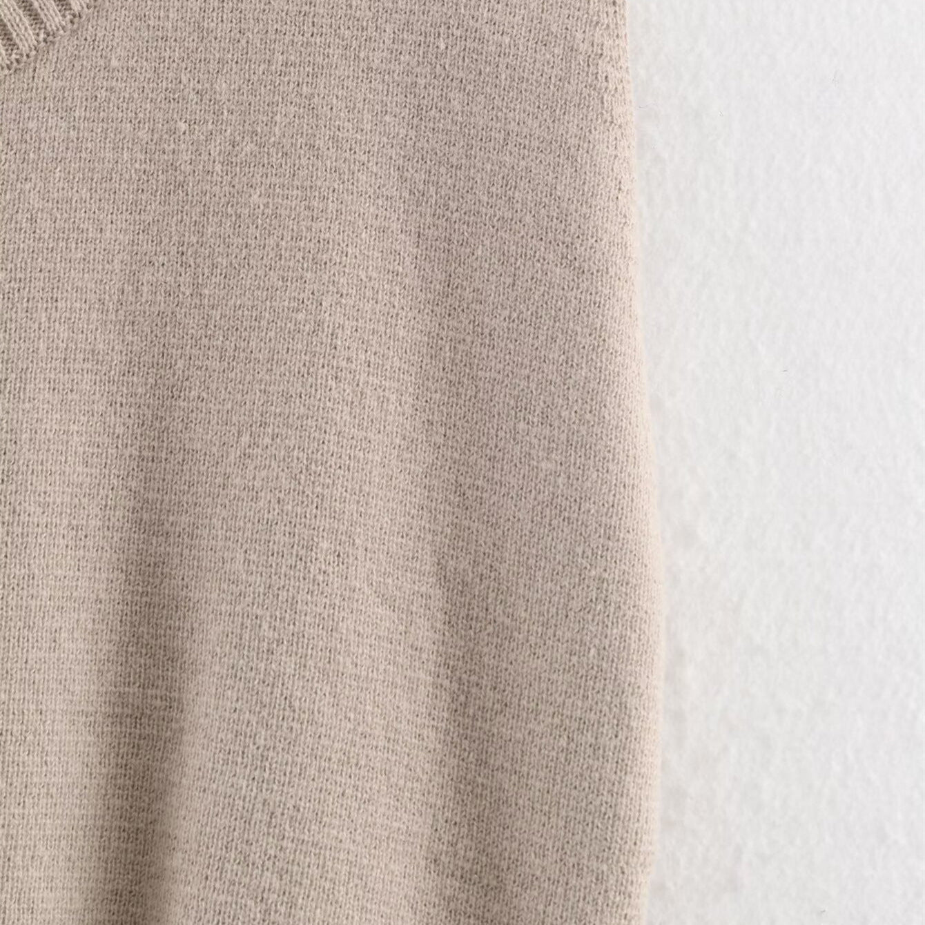 Gilet tricoté sans manches à col rond, nouvelle collection