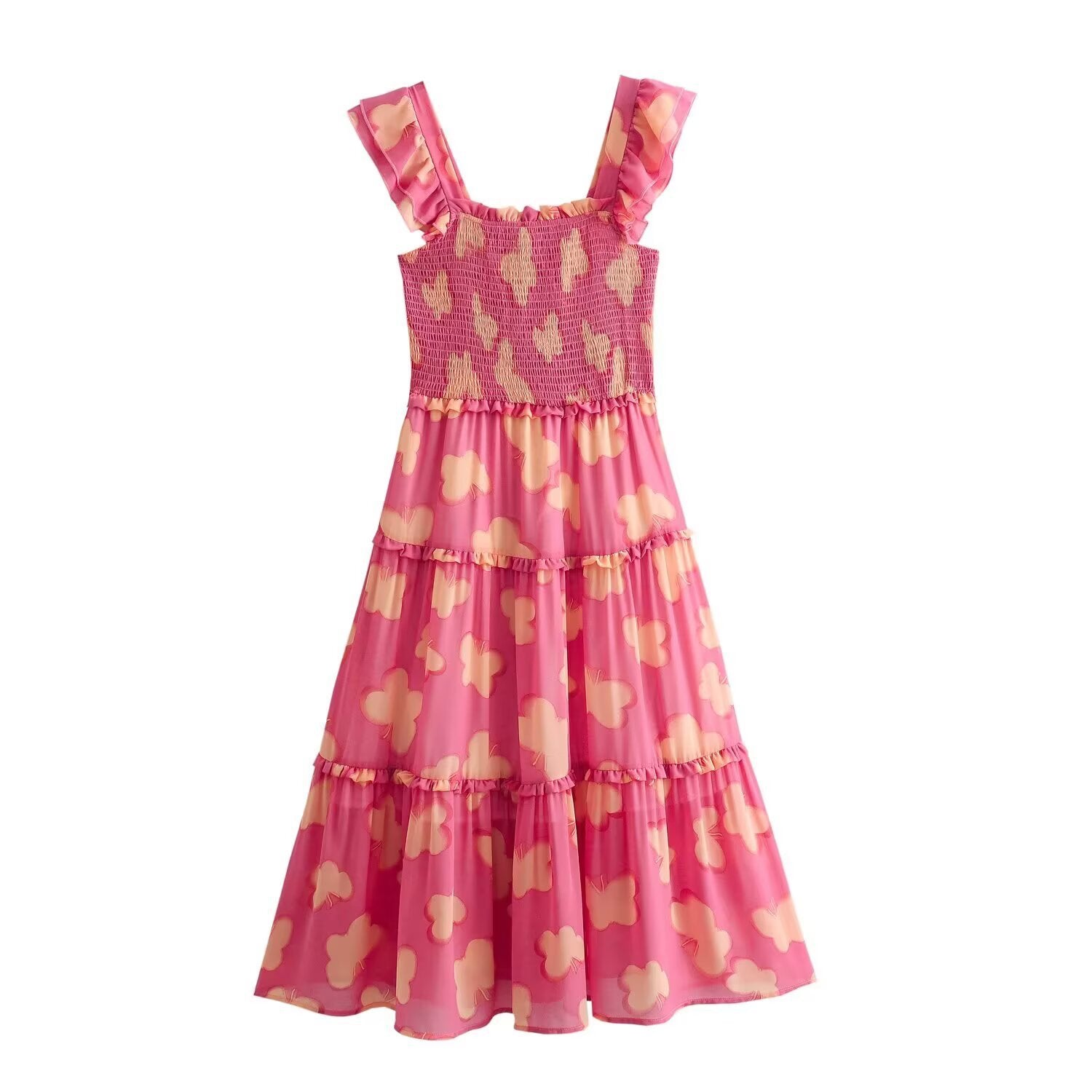 Robe bustier élégante et décontractée de style resort